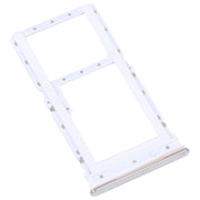 For Motorola Moto G52 SIM Card Tray + SIM / Micro SD Card Tray (Silver)