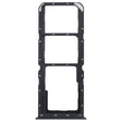 For OPPO A52 4G SIM Card Tray + SIM Card Tray + Micro SD Card Tray (Black) - Card Socket by PMc TechLife | Online Shopping South Africa | PMc TechLife | Buy Now Pay Later Mobicred