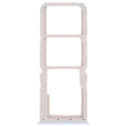 For OPPO A52 4G SIM Card Tray + SIM Card Tray + Micro SD Card Tray (White)