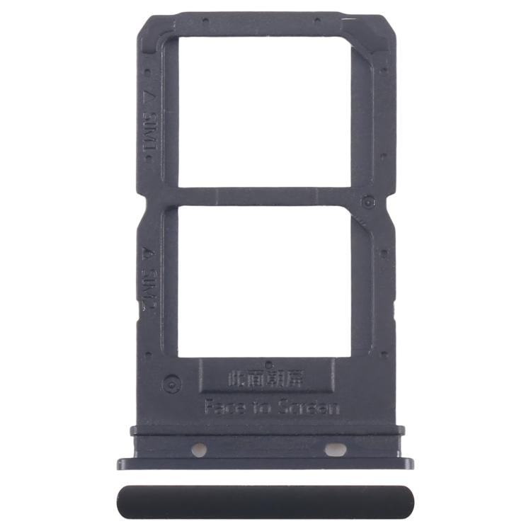 For OPPO Reno SIM Card Tray + SIM / Micro SD Card Tray (Black)