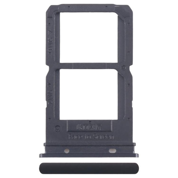 For OPPO Reno SIM Card Tray + SIM / Micro SD Card Tray (Black)