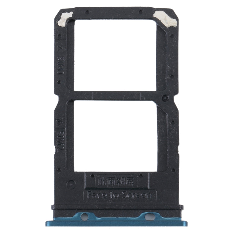 For OPPO Reno SIM Card Tray + SIM / Micro SD Card Tray (Green)
