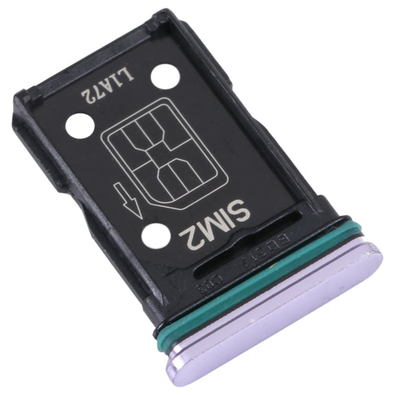 For OPPO Reno4 5G SIM Card Tray + SIM Card Tray (Purple)