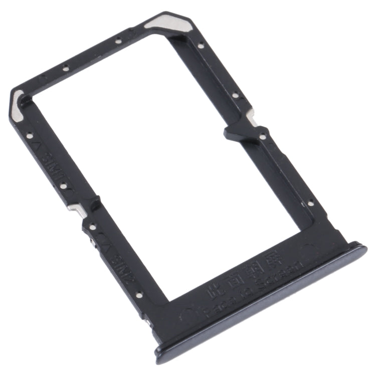 For OPPO Reno5 4G SIM Card Tray + SIM Card Tray(Black)