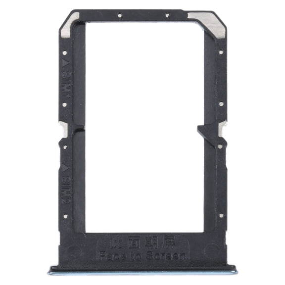 For OPPO K9 Pro SIM Card Tray + SIM Card Tray (Silver)
