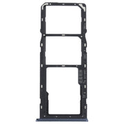 For OPPO A16K SIM Card Tray + SIM Card Tray + Micro SD Card Tray (Black)