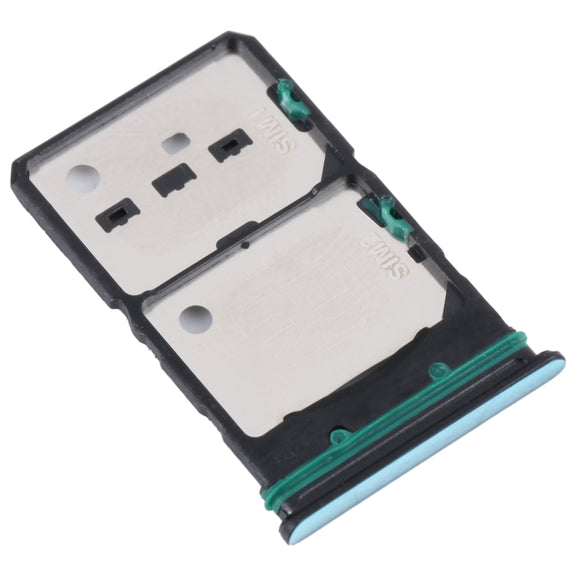 For OPPO Reno7 5G China / Reno7 5G SIM Card Tray + SIM Card Tray + Micro SD Card Tray (Green)