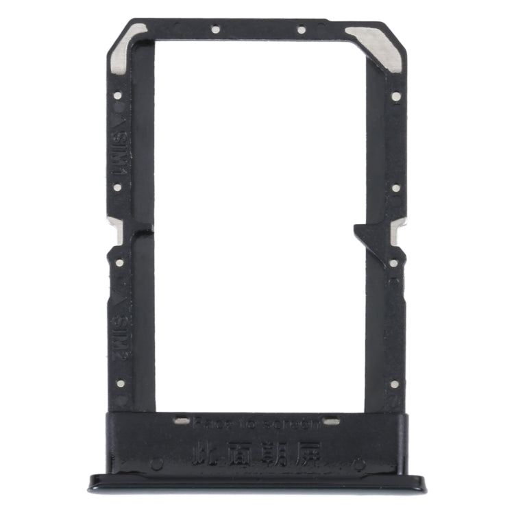 For OPPO K10 4G SIM Card Tray + SIM Card Tray (Black)