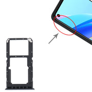 For OPPO A96 4G SIM Card Tray + SIM / Micro SD Card Tray (Black)