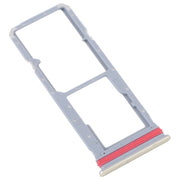 For vivo Y35 4G SIM Card Tray + SIM Card Tray + Micro SD Card Tray (Gold)