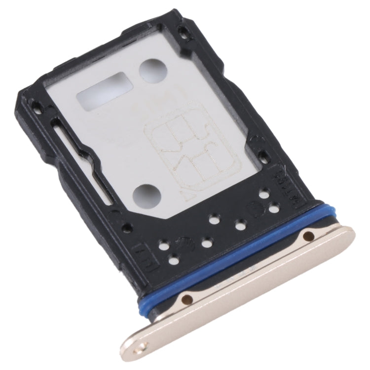 For vivo S15 SIM Card Tray + SIM Card Tray (Gold)