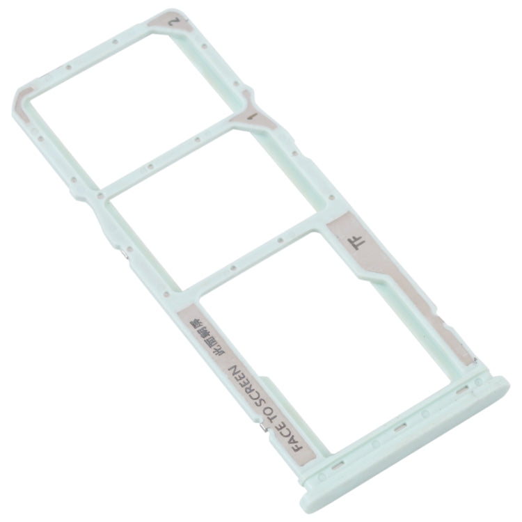 For Xiaomi Redmi A1 2022 / Redmi A1+ SIM Card Tray + SIM Card Tray + Micro SD Card Tray (Green)