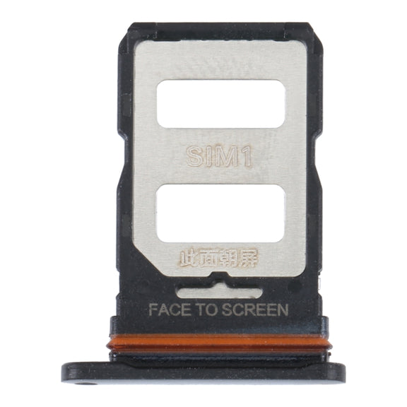 For Xiaomi Civi 2 SIM Card Tray + SIM Card Tray (Black)