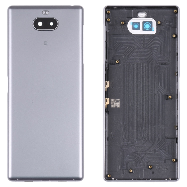 For Sony Xperia 10 Original Battery Back Cover(Silver)
