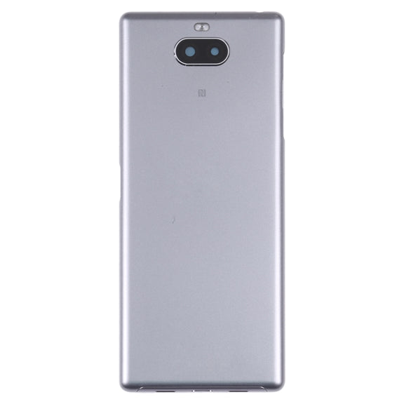 For Sony Xperia 10 Original Battery Back Cover(Silver)