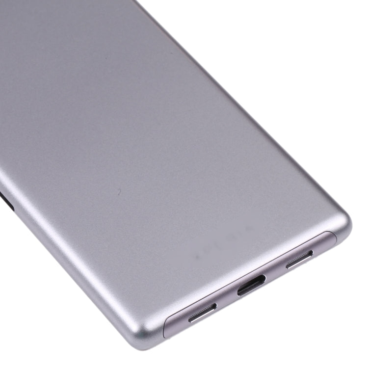 For Sony Xperia 10 Original Battery Back Cover(Silver)