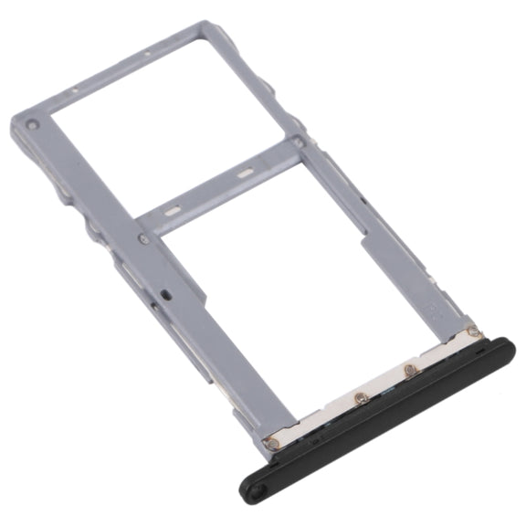 For Alcatel 1V 2020 Original SIM Card Tray + SIM / Micro SD Card Tray (Black)