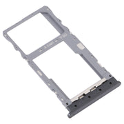 For T-Mobile REVVL 4 4G Original SIM Card Tray + Micro SD Card Tray(Black)