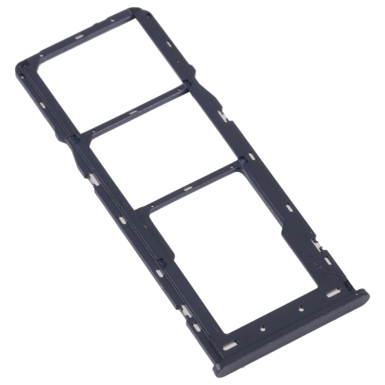 For Alcatel 1V 2021 Original SIM Card Tray + SIM Card Tray + Micro SD Card Tray(Blue)