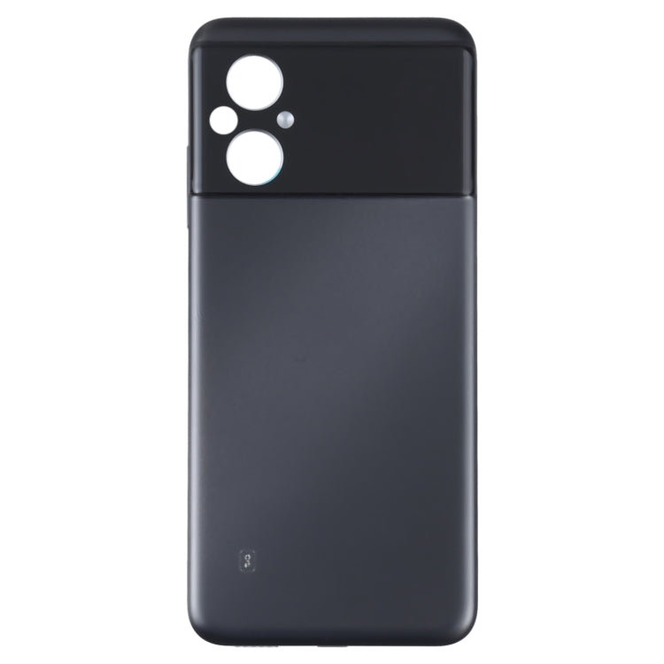 For Xiaomi Poco M5 / Poco M5 India Original Battery Back Cover(Black)