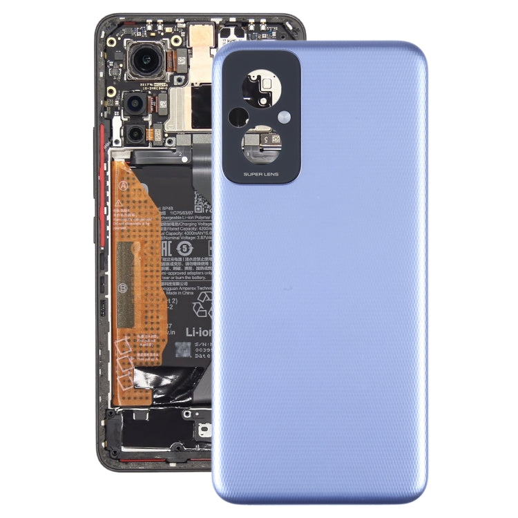 For Xiaomi Redmi 11 Prime Original Battery Back Cover(Purple)