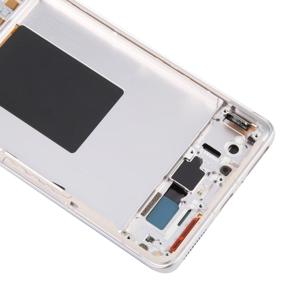 For Xiaomi 12 Pro / 12S Pro AMOLED Original LCD Screen Digitizer Full Assembly with Frame (Gold)