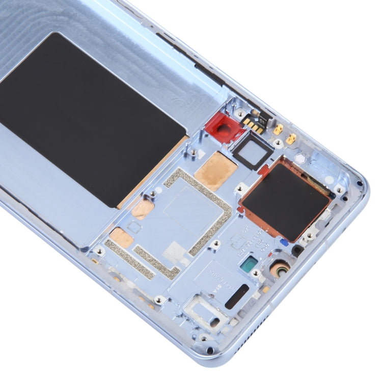 For Xiaomi 12 Pro / 12S Pro AMOLED Original LCD Screen Digitizer Full Assembly with Frame (Blue)