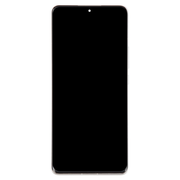 For Xiaomi 12 Pro / 12S Pro AMOLED Original LCD Screen Digitizer Full Assembly with Frame (Silver)