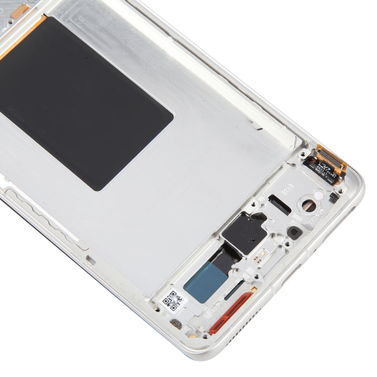 For Xiaomi 12 Pro / 12S Pro AMOLED Original LCD Screen Digitizer Full Assembly with Frame (Silver)