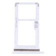 For Motorola Moto One Fusion Plus Original SIM Card Tray + Micro SD Card Tray (White) - Card Socket by PMC TechLife | Online Shopping South Africa | PMC TechLife