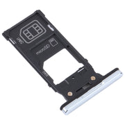 For Sony Xperia XZ2 Premium Original SIM Card Tray + SIM / Micro SD Card Tray (Silver)