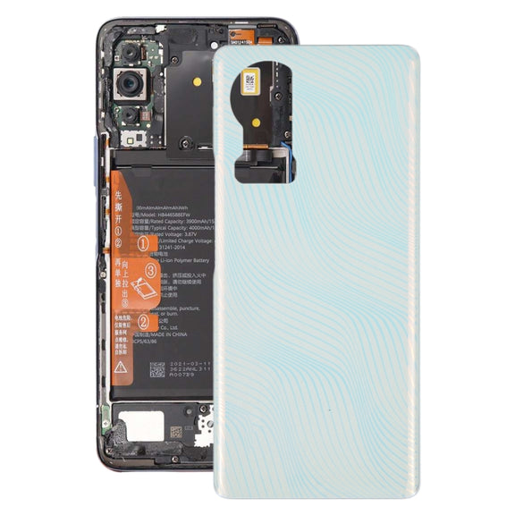 For Honor 80 OEM Glass Battery Back Cover(White)