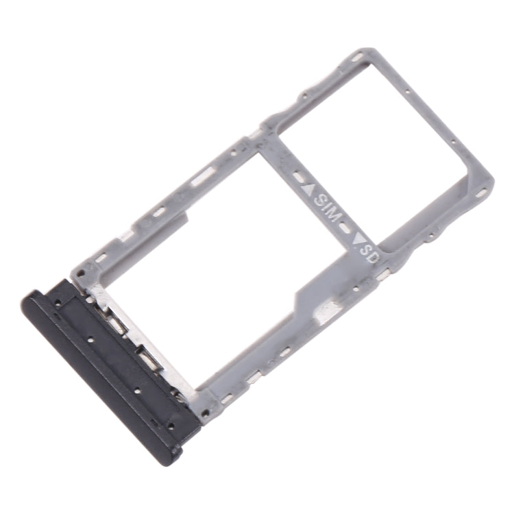 For Alactel Joy Tab 2 9032Z SIM Card Tray + Micro SD Card Tray(Black)