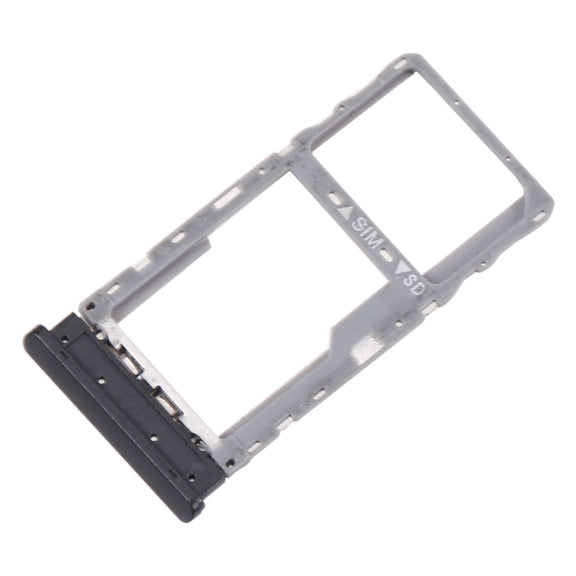 For Alactel Joy Tab 2 9032Z SIM Card Tray + Micro SD Card Tray(Black)