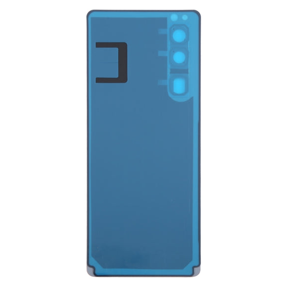 For Sony Xperia 5 III Original Battery Back Cover with Camera Lens Cover(Silver)