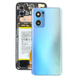 For OPPO Reno7 5G Original Battery Back Cover with Camera Lens Cover(Blue) - Back Cover by PMC TechLife | Online Shopping South Africa | PMC TechLife | Buy Now Pay Later Mobicred