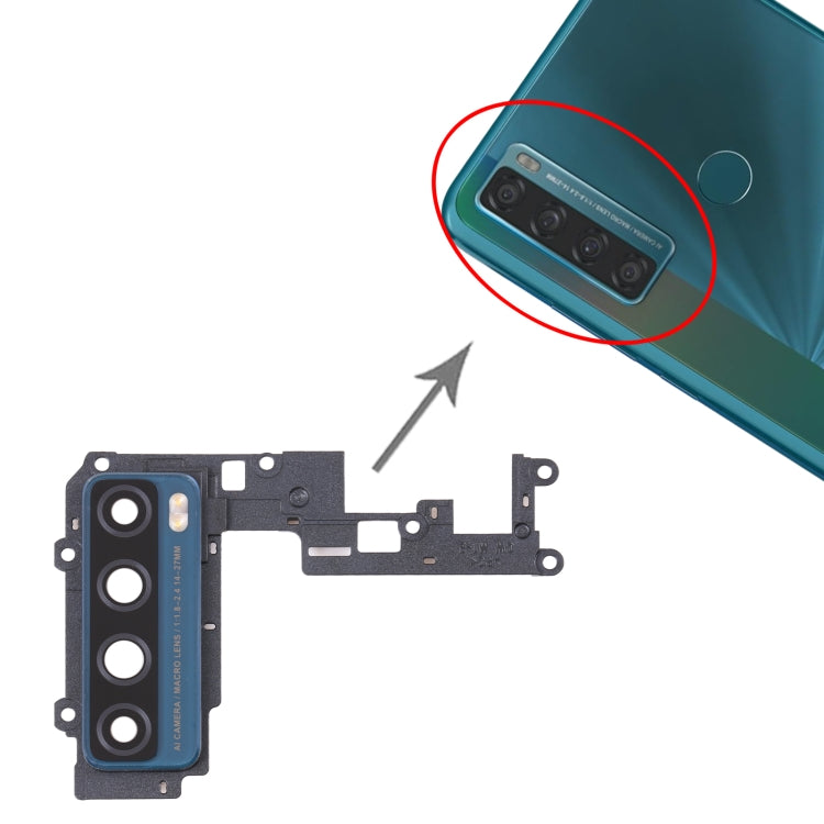 For TCL 20 SE Camera Lens Cover(Green)