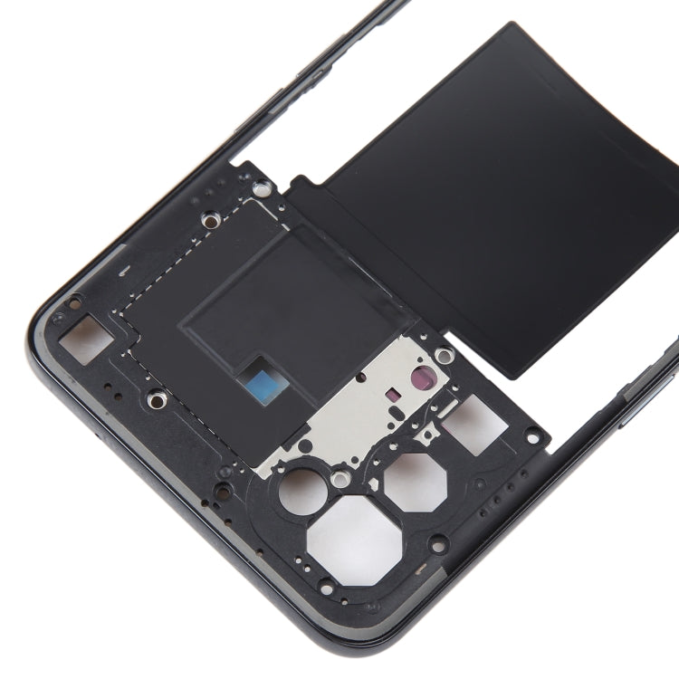 For OPPO Reno5 5G Original Middle Frame Bezel Plate (Black)