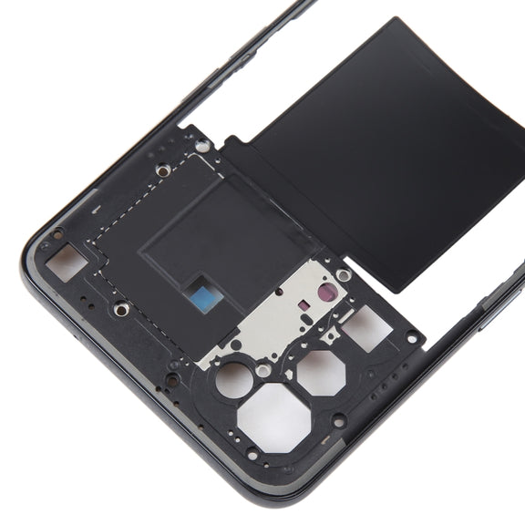For OPPO Reno5 5G Original Middle Frame Bezel Plate (Black)