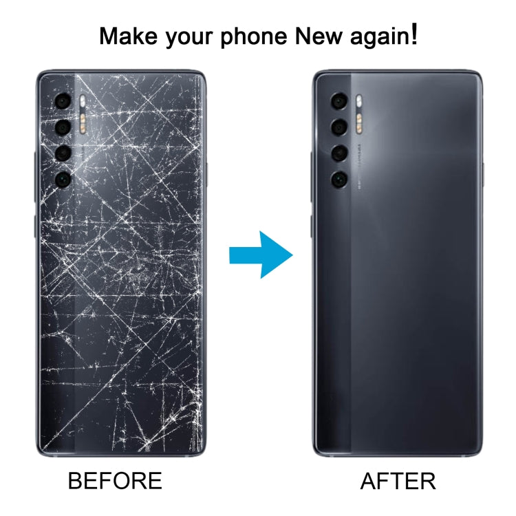 For TCL 20 Pro 5G Original Battery Back Cover(Blue)