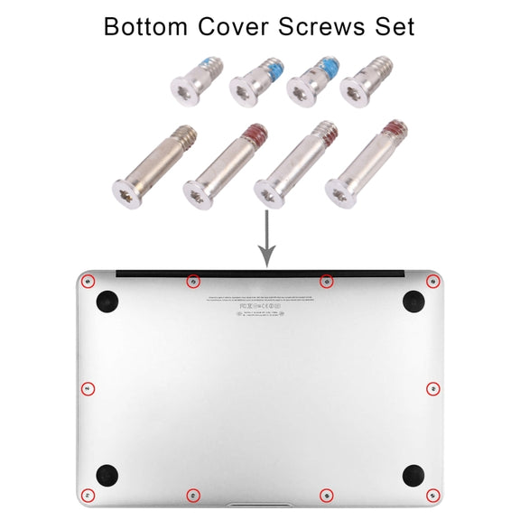 Bottom Cover Screws Set for MacBook Pro Retina 14.2 inch A2442 2021 (Silver)