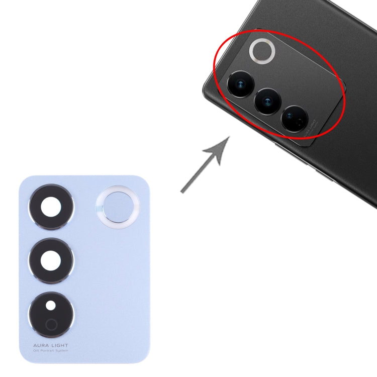 For vivo V27 / V27 Pro Original Camera Lens Cover (Blue)