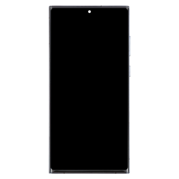 For Samsung Galaxy S22 Ultra 5G SM-S908B EU Edition 6.78 inch OLED  LCD Screen Digitizer Full Assembly with Frame (Green)