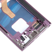 For Samsung Galaxy S22 Ultra 5G SM-S908B EU Edition 6.78 inch OLED  LCD Screen Digitizer Full Assembly with Frame (Purple)