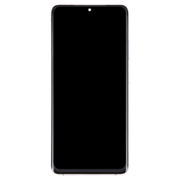 OLED LCD Screen For Samsung Galaxy S21 Ultra 5G SM-G998B Digitizer Full Assembly with Frame, Display Size: 6.78 inch (Silver)