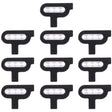 For vivo X90 Pro+ 10pcs Flashlight Covers (Black) - Others by PMC TechLife | Online Shopping South Africa | PMC TechLife | Buy Now Pay Later Mobicred