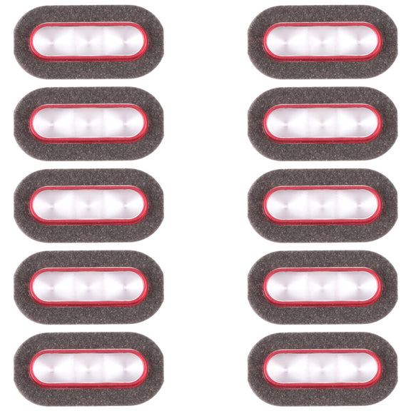 For vivo X90 Pro 10pcs Flashlight Covers (Red)