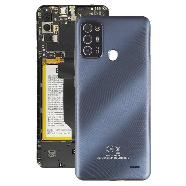 For ZTE Blade A52 Battery Back Cover(Grey)