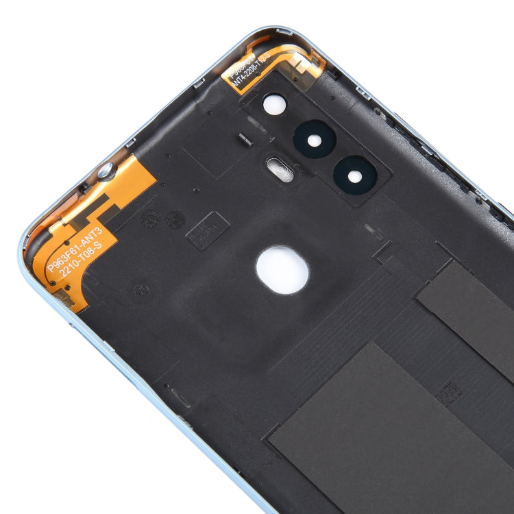 For ZTE Blade A52 Battery Back Cover(Blue)