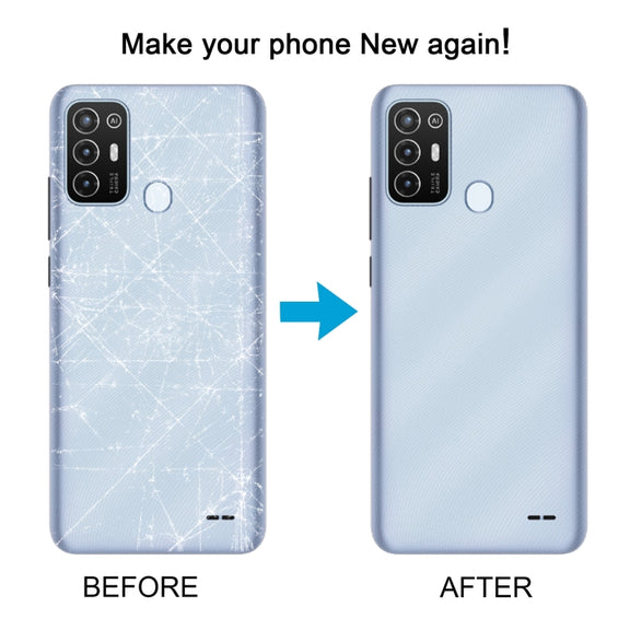 For ZTE Blade A52 Battery Back Cover(Blue)